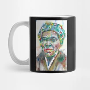 HARRIET TUBMAN watercolor portrait.1 Mug